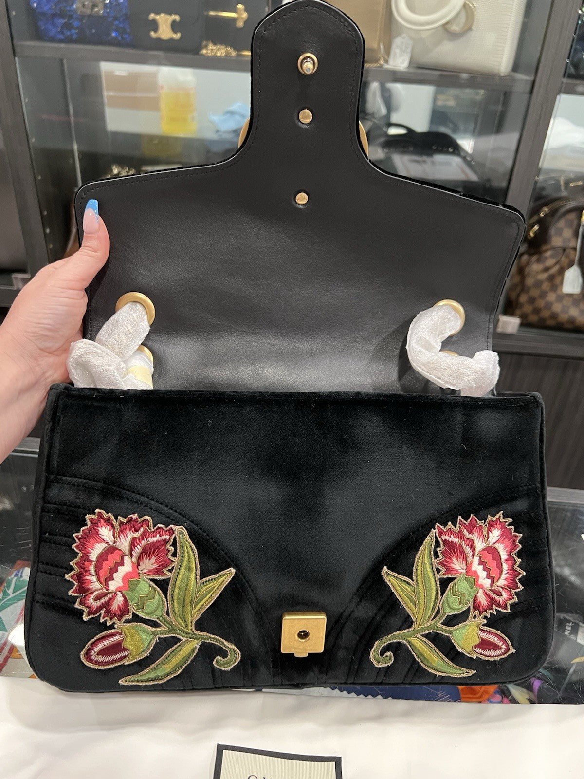 GUCCI Medium GG Marmont Matelassé Loved Shoulder Bag NEW Retail $4200