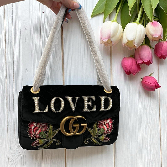 GUCCI Medium GG Marmont Matelassé Loved Shoulder Bag NEW Retail $4200