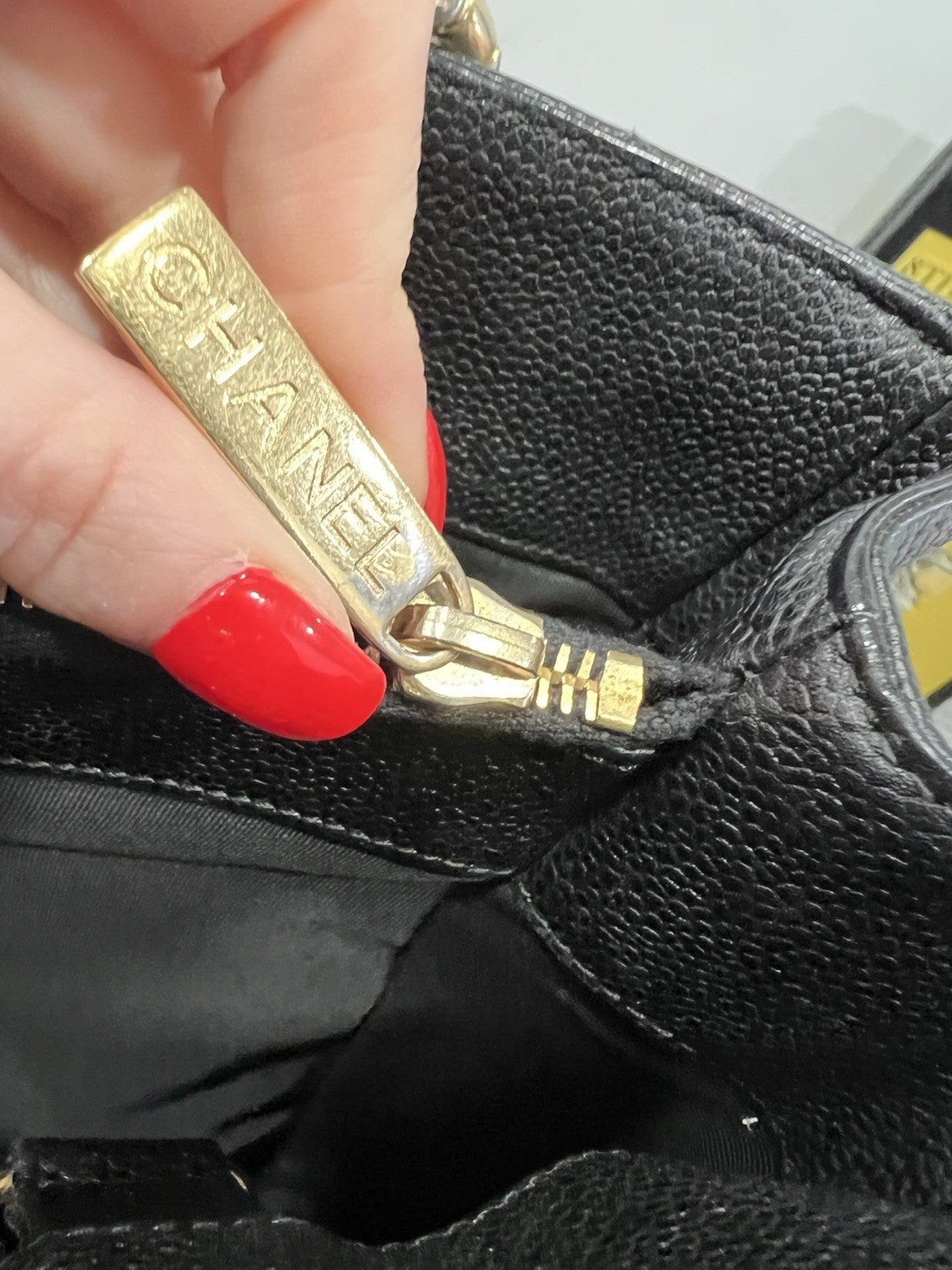 Chanel GST Grand Shopper Tote With Authenticity