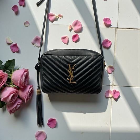 YSL Saint Laurant Black/Gold With Authenticity Retail $1790