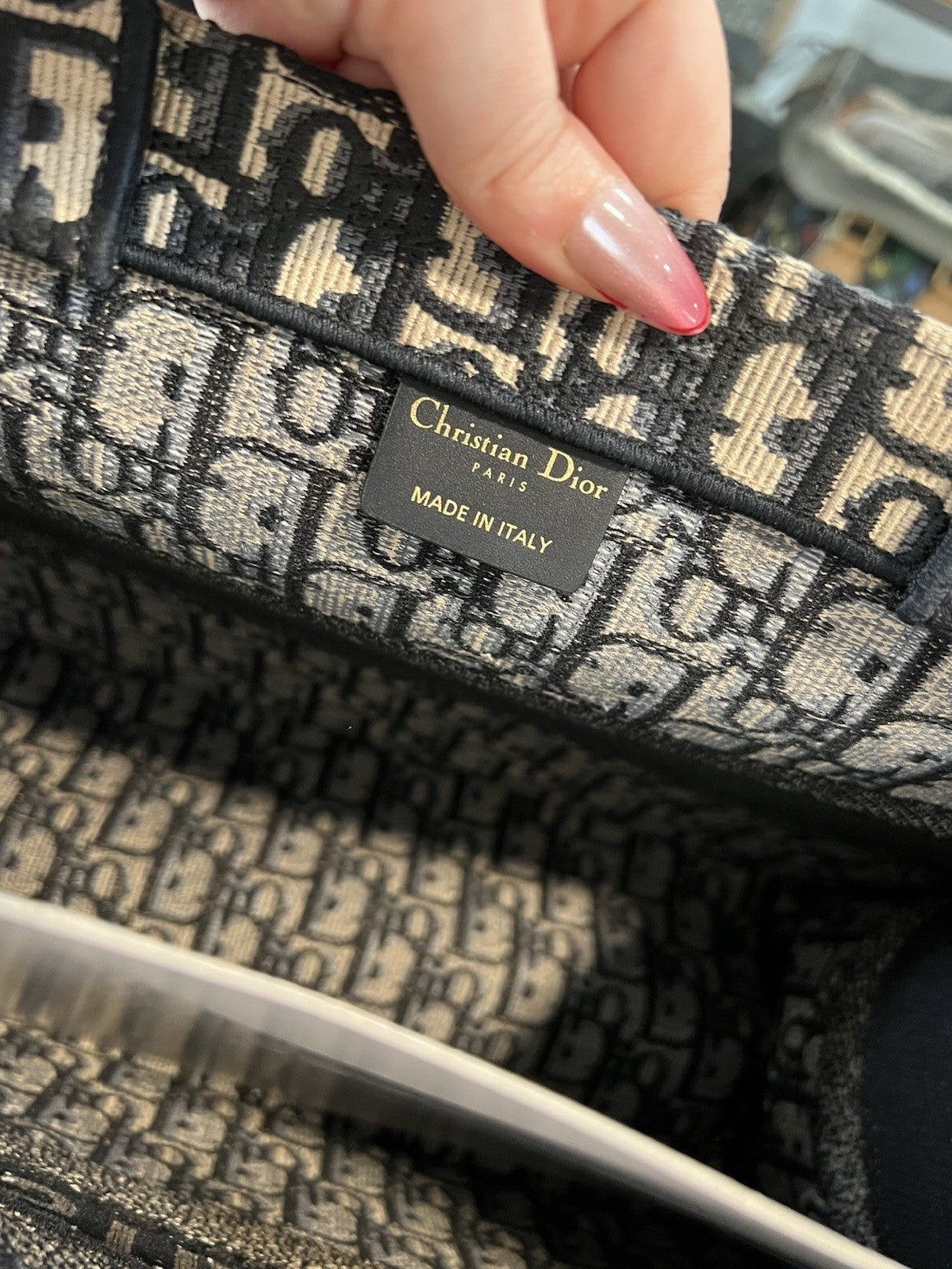 Christian Dior Medium Oblique Book Tote (NEW)