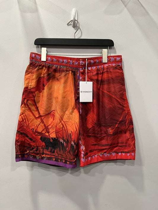 Givenchy Multicolor Devil Pattern Swim Shorts NWT Size L