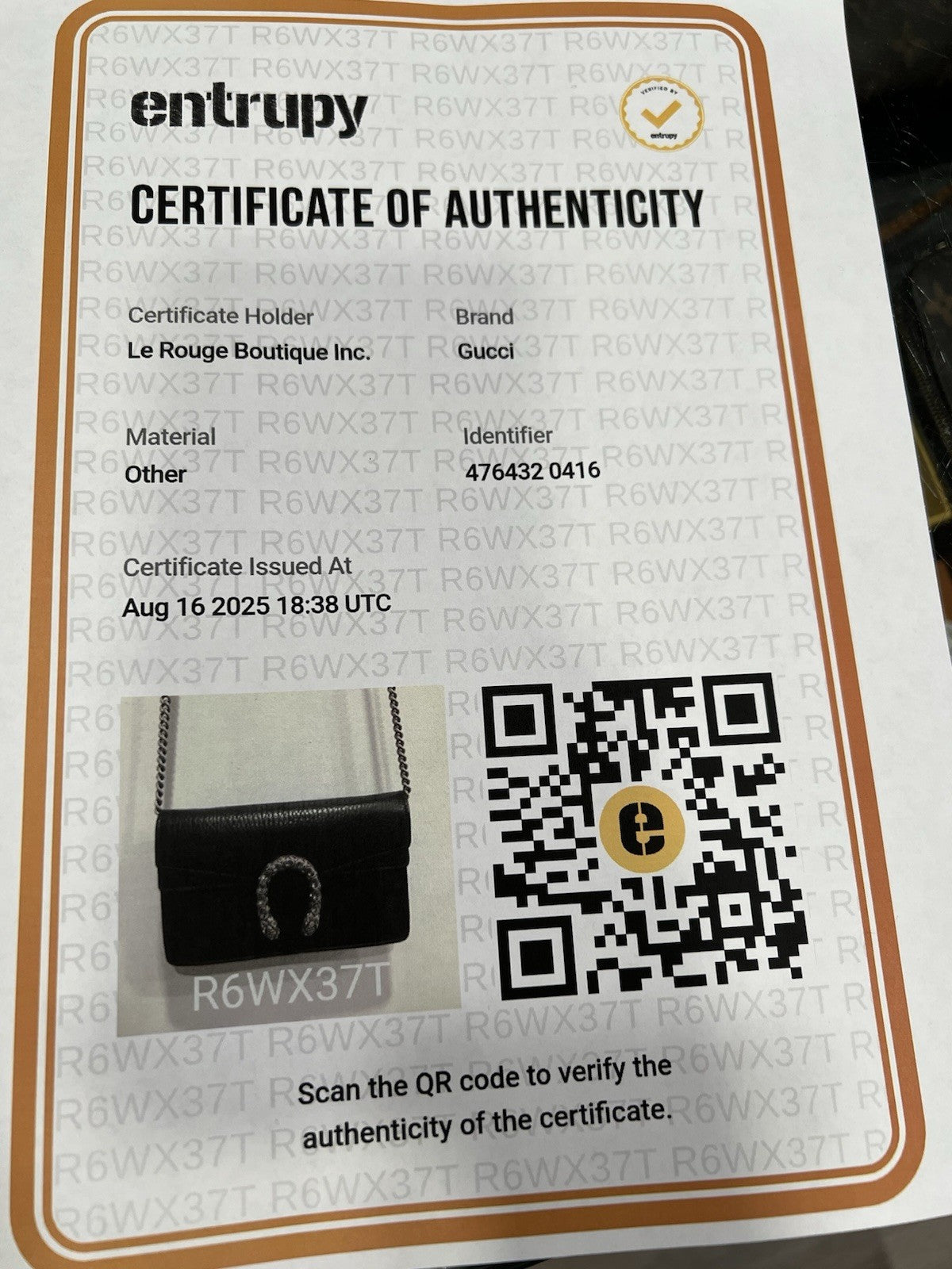 Gucci Dionysus Mini Black Leather Wallet On Chain