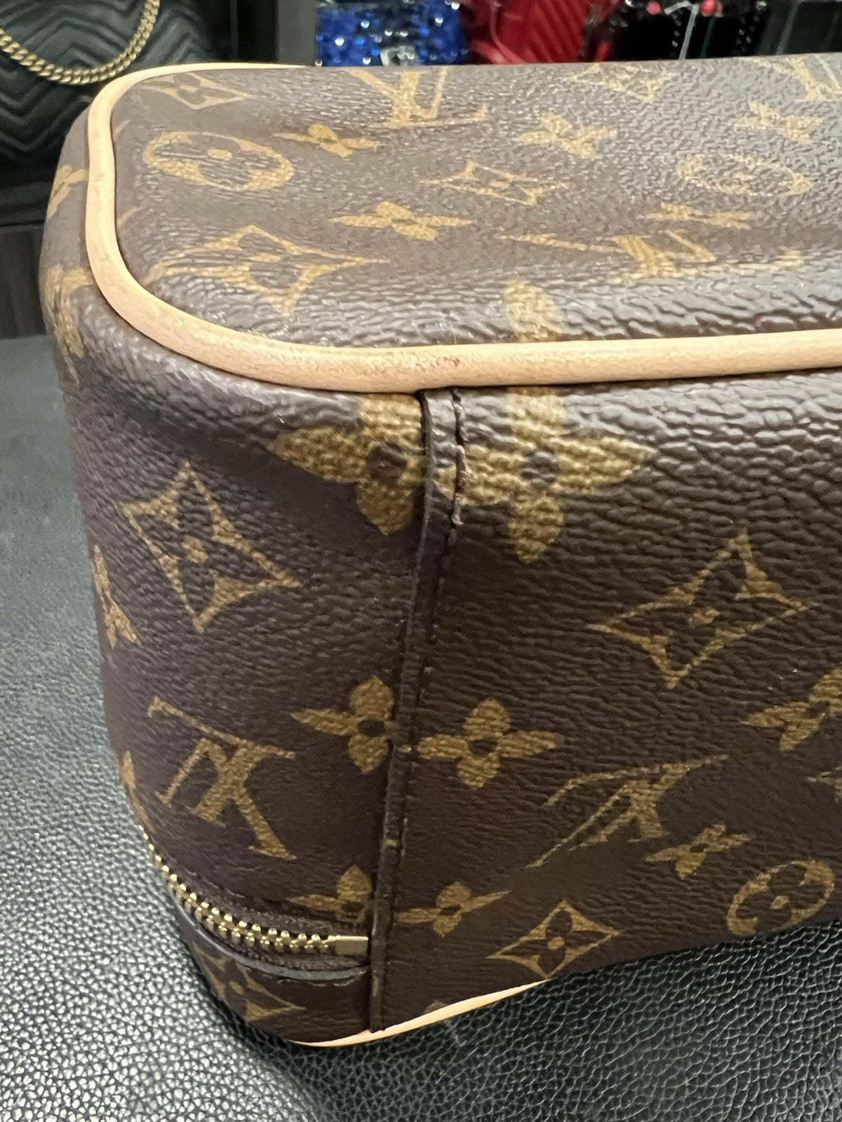 Louis Vuitton Nice Mini Canvas Bag Monogram With Authenticity