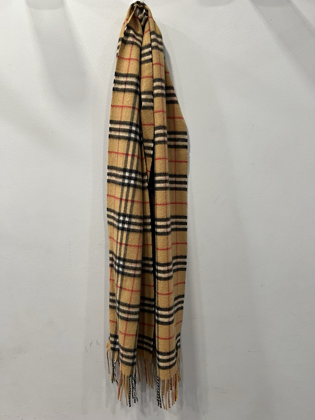 Burberry London Limited Edition Classic Check Cashmere Rainbow Scarf