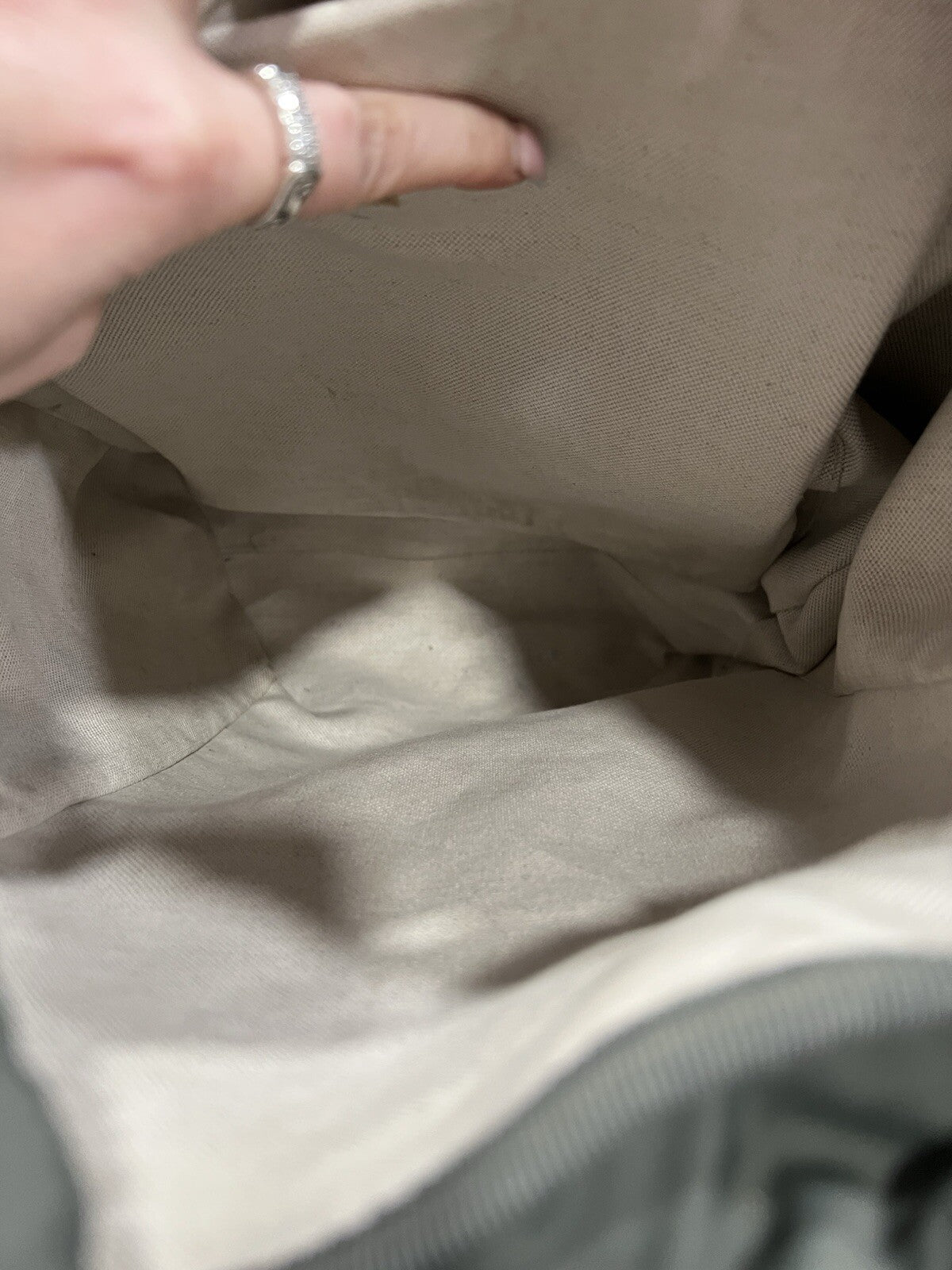 Gucci Ophidia Grey Backpack With Authenticity