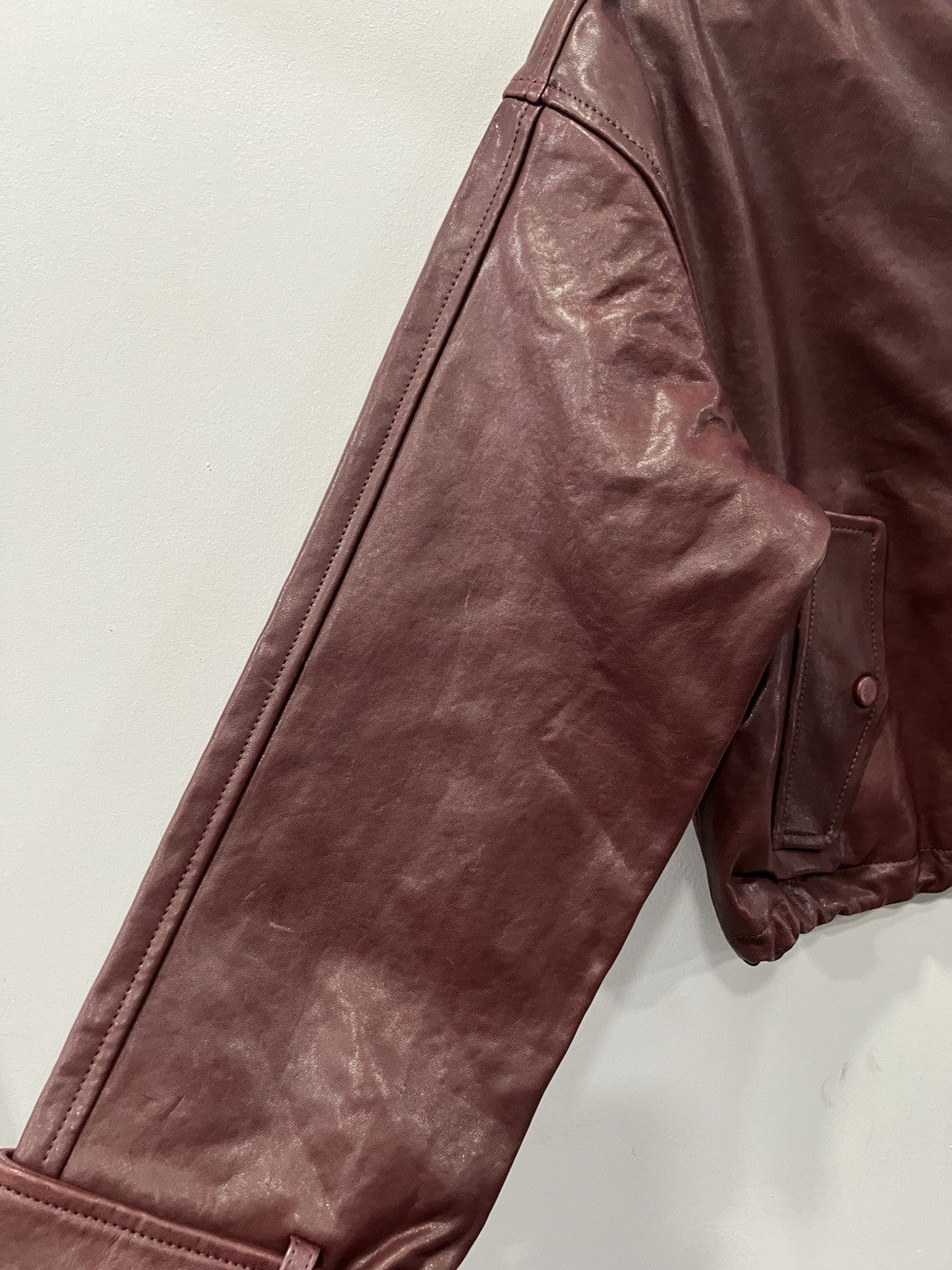 Veronica Beard Bateman Leather Jacket NWT Retail $1898 Size S