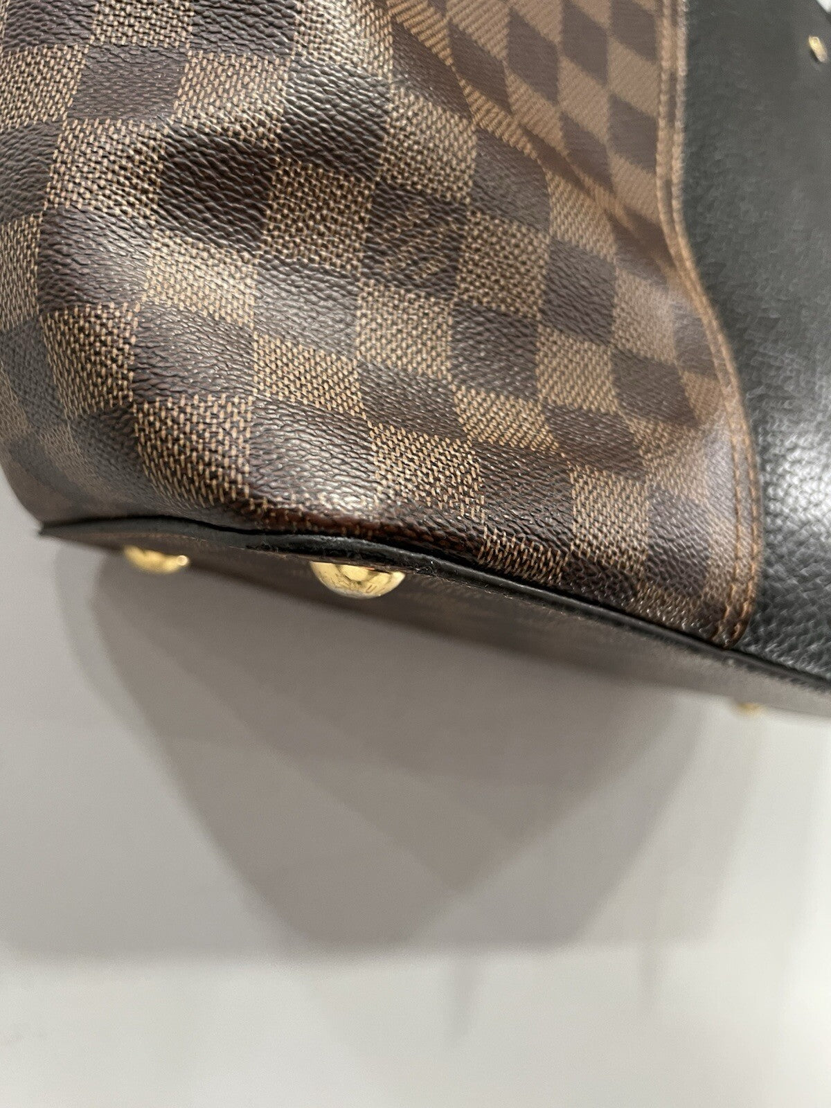 Louis Vuitton Damer Ebene "Jersey" Tote Bag W/Certificate Of Authenticity