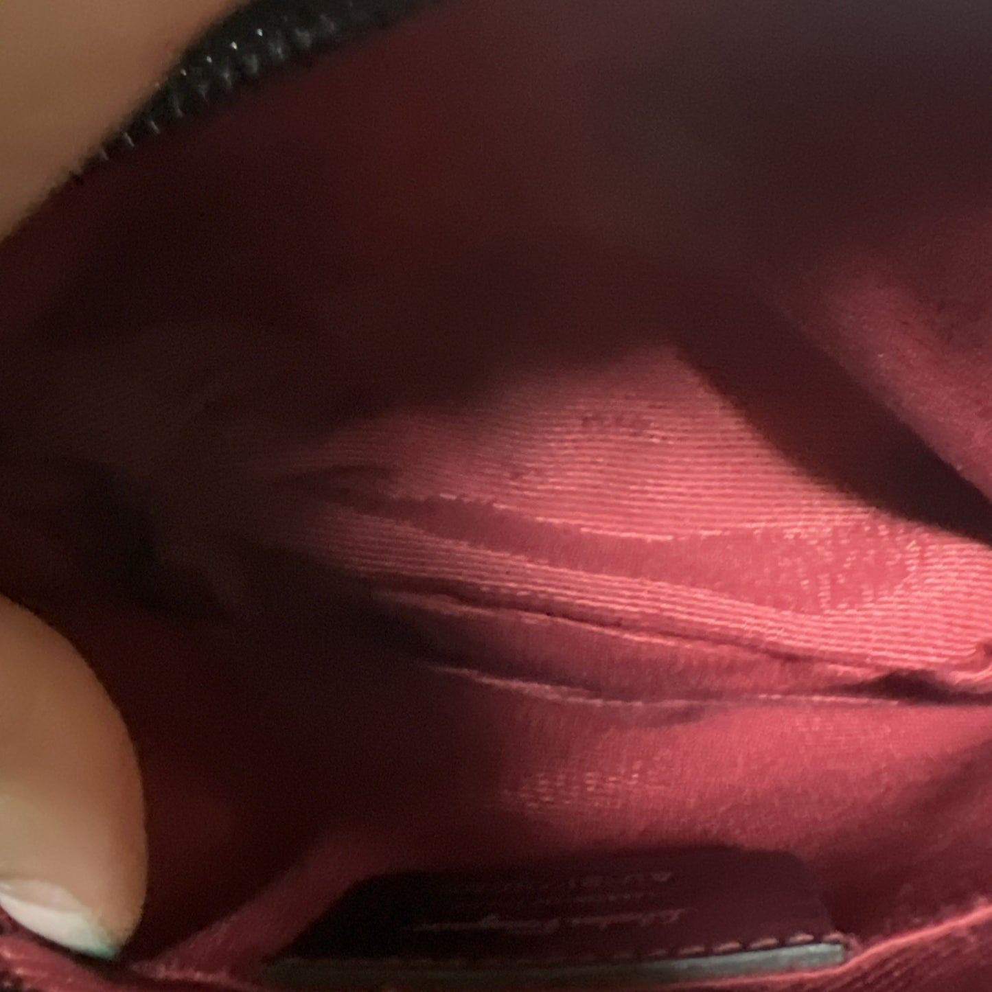 Salvatore Ferramao Gancino Nubuck Baguette Shouler Bag