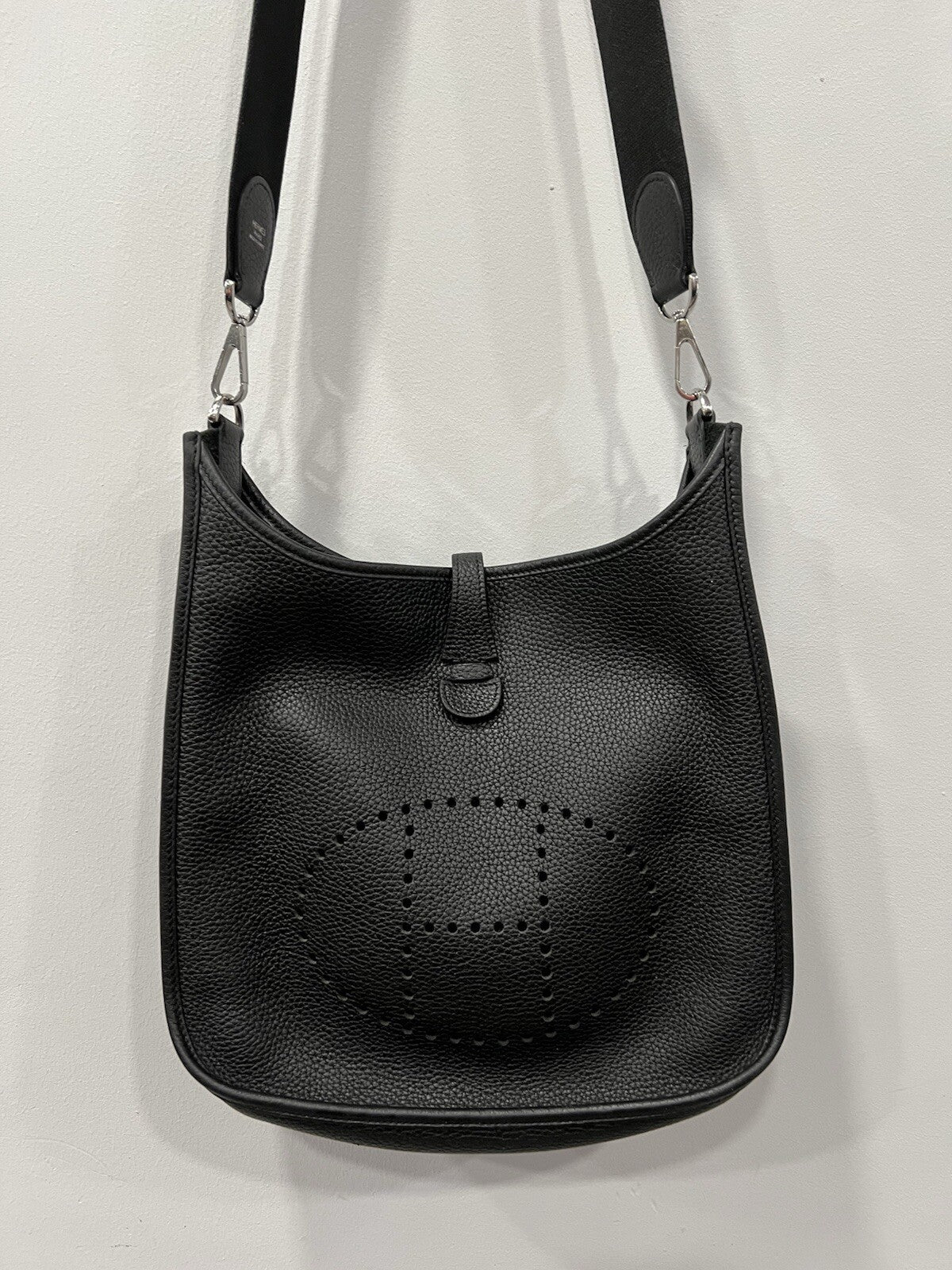 Hermes Black Evelyn Clemence PM Bag With Certificate Of Authenticity 2021