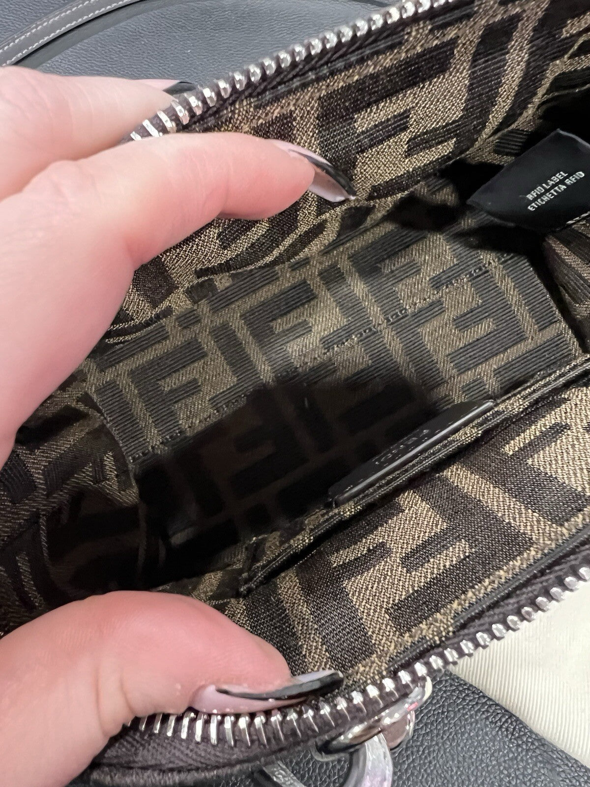 Fendi Mini By The Way Icons Bag Tags & Duster NWOT