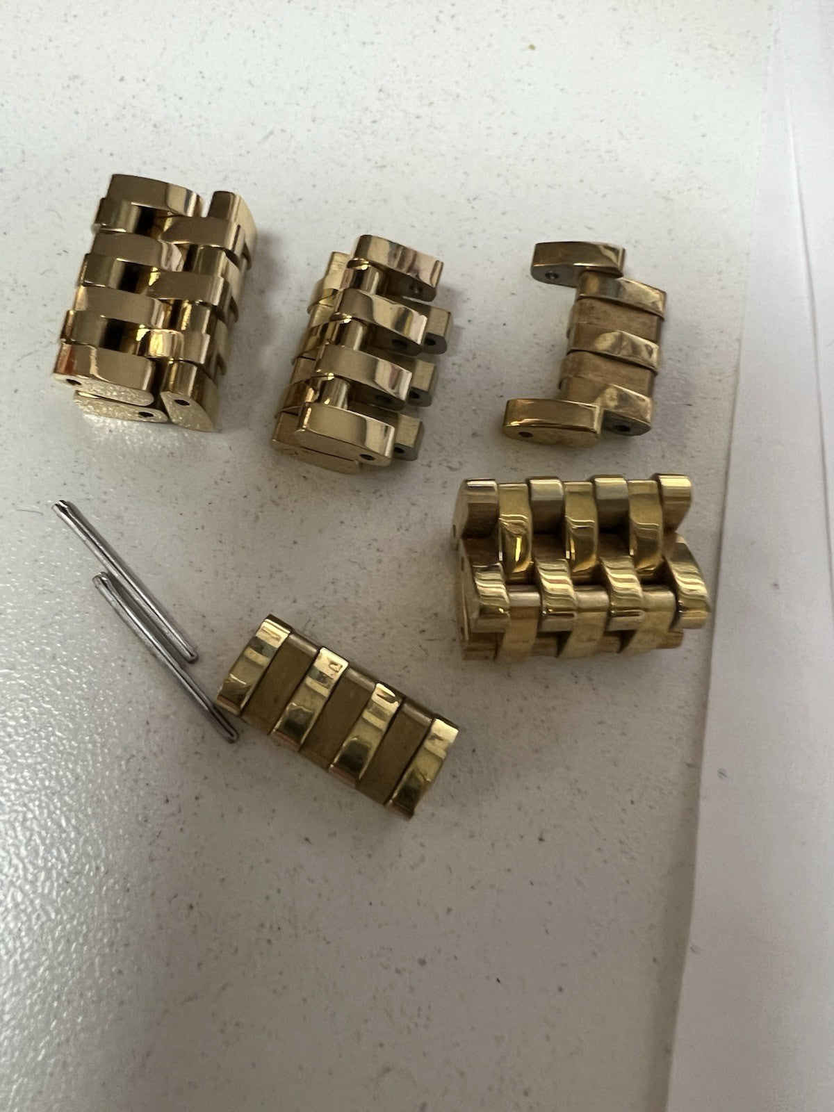 Michele 18k Gold Plated Diamond Bezel Chronograph MW21A01B0968