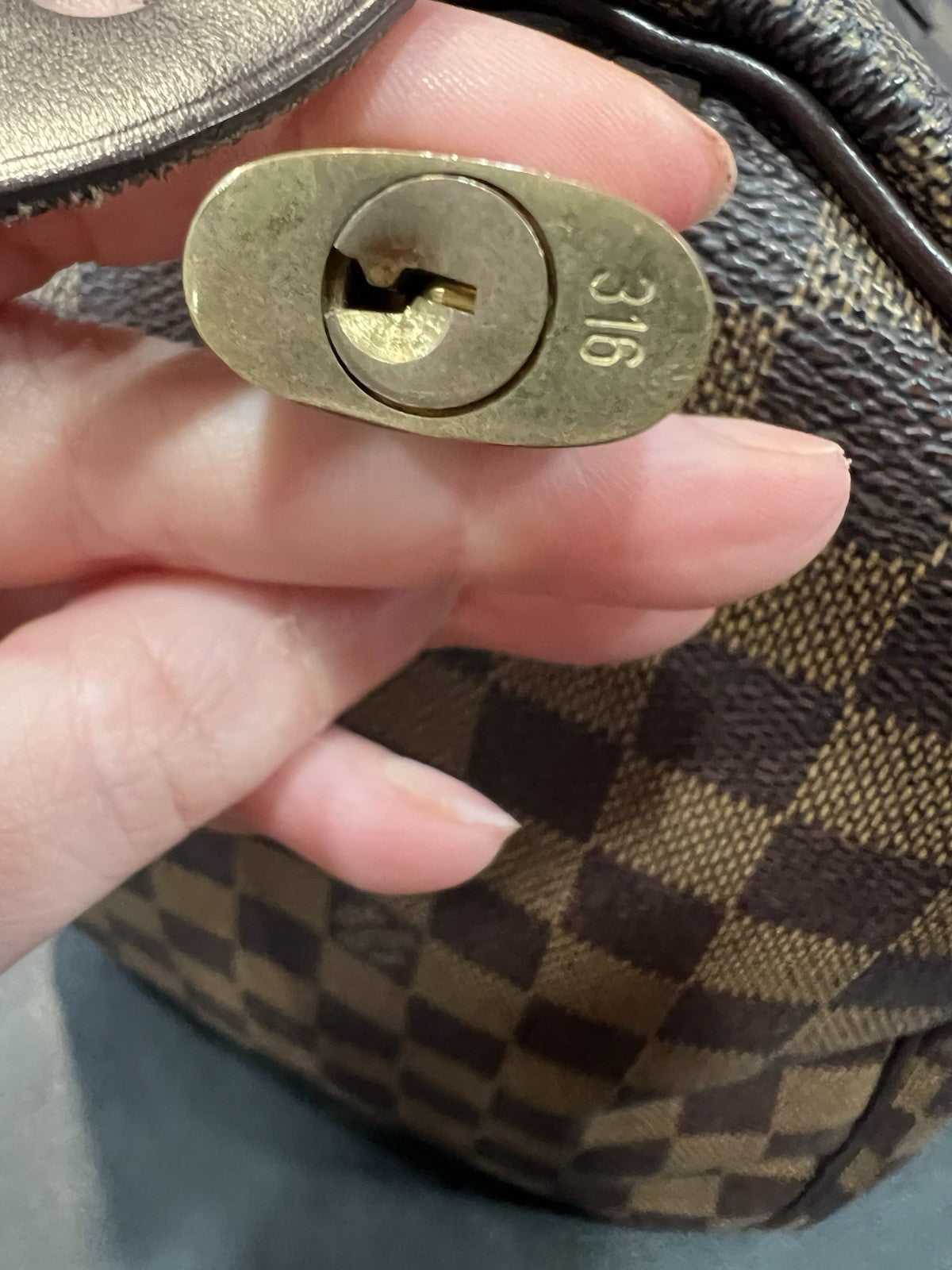 Louis Vuitton Damier Ebene 35 Speedy Retail $1730 With Authenticity