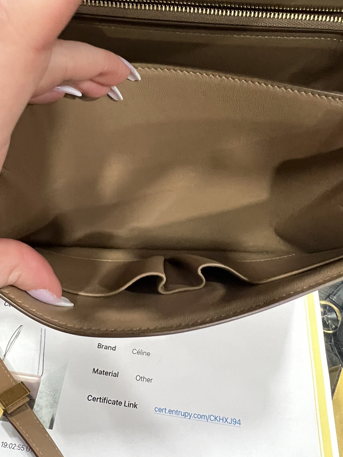 Celine Medium Classic Box Bag W/Certificate & Tags