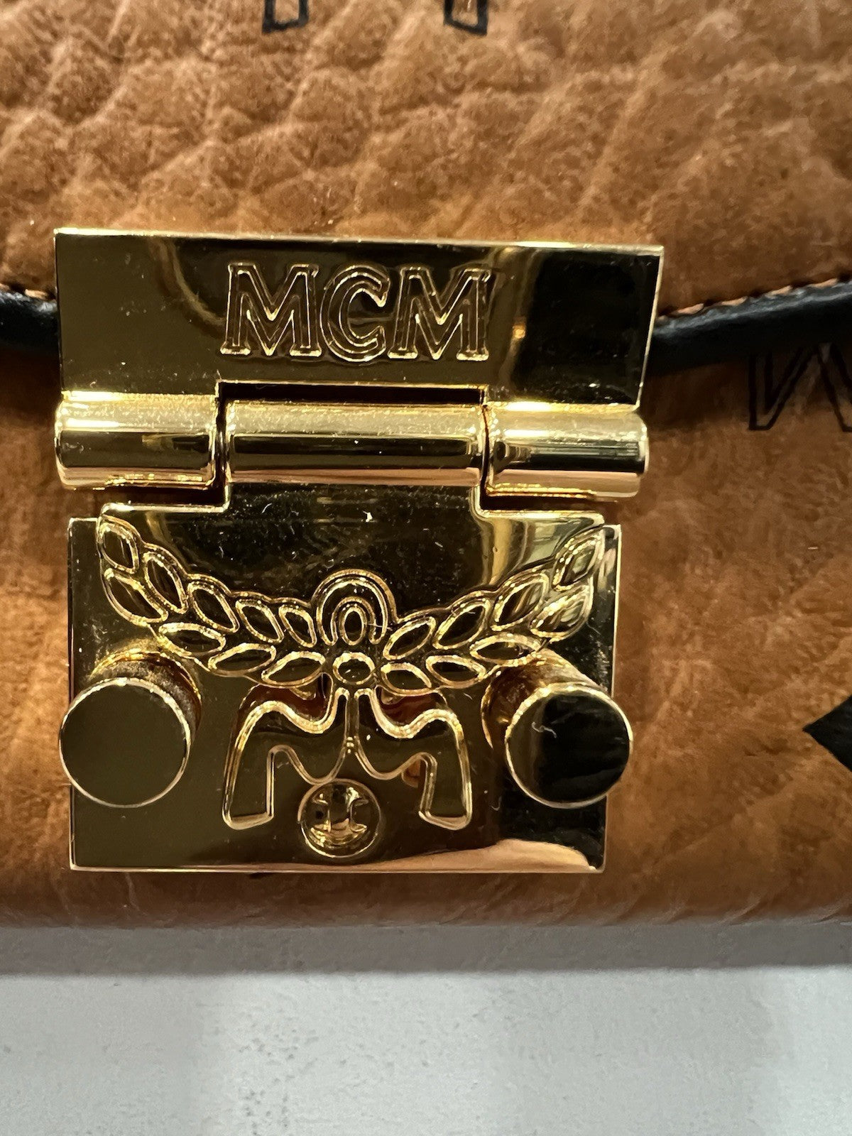 MCM Tracy Wallet Crossbody In Visetos Retail $580