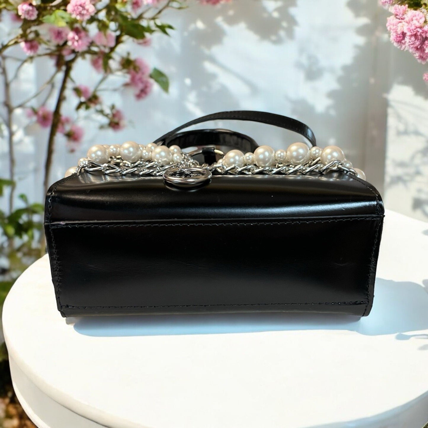 JUNYA WATANABE X COMME Des GARCONS Pearl Chain Mini Top Handle Crossbody