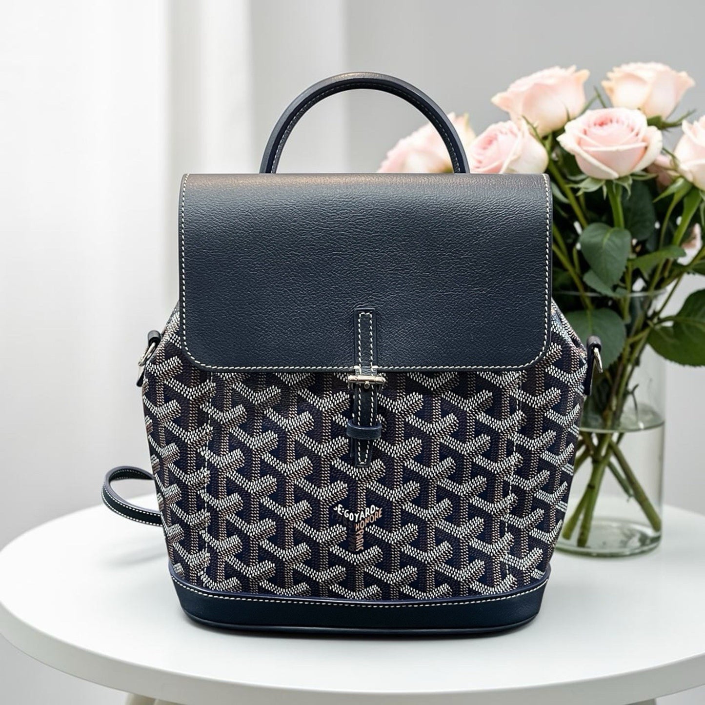 Goyard Goyardine Mini Alpin backpack With Authenticity Retail $4000