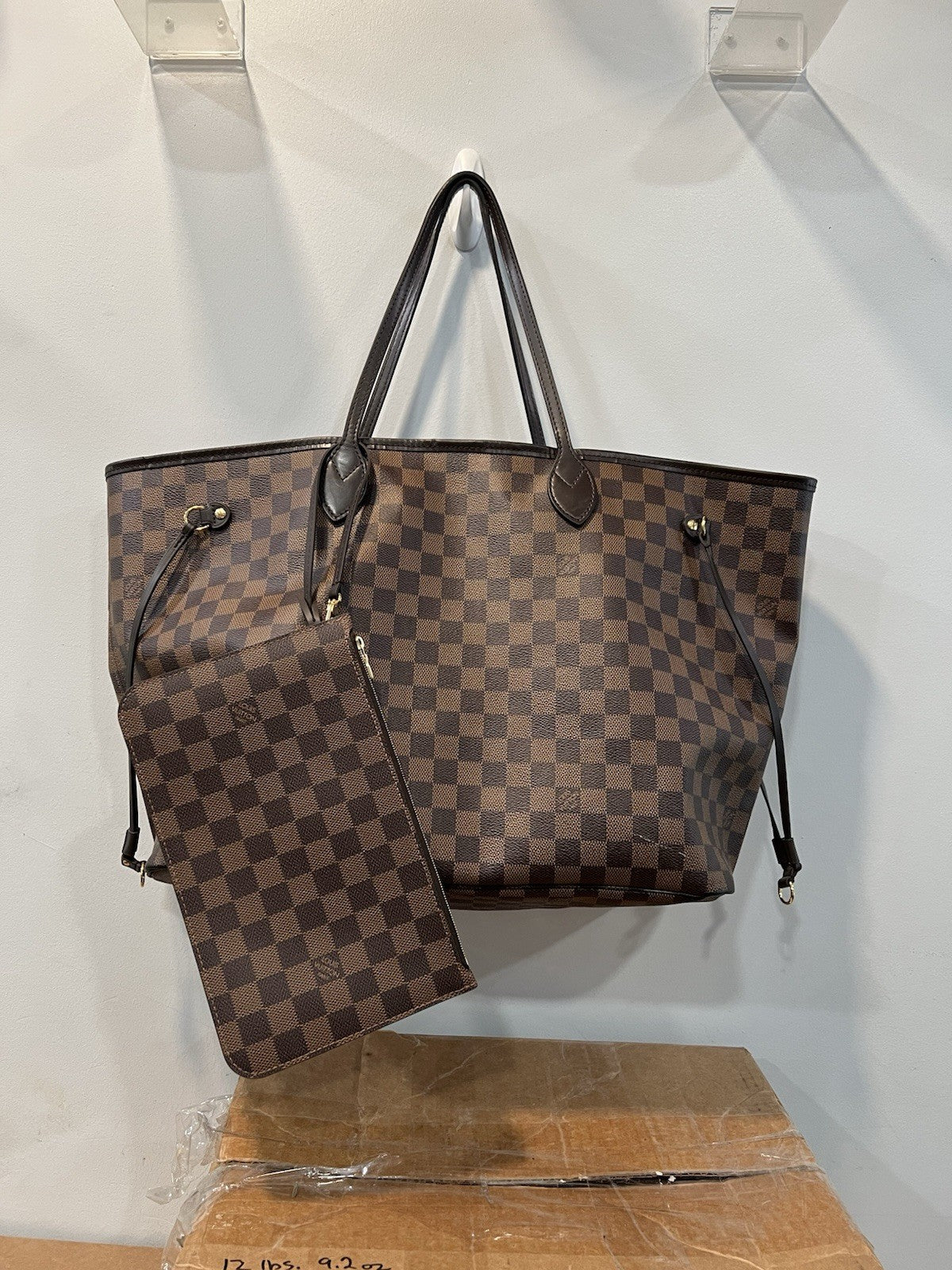 Louis Vuitton Neverfull GM Damier Ebene with Insert & Authenticity Retail $2310