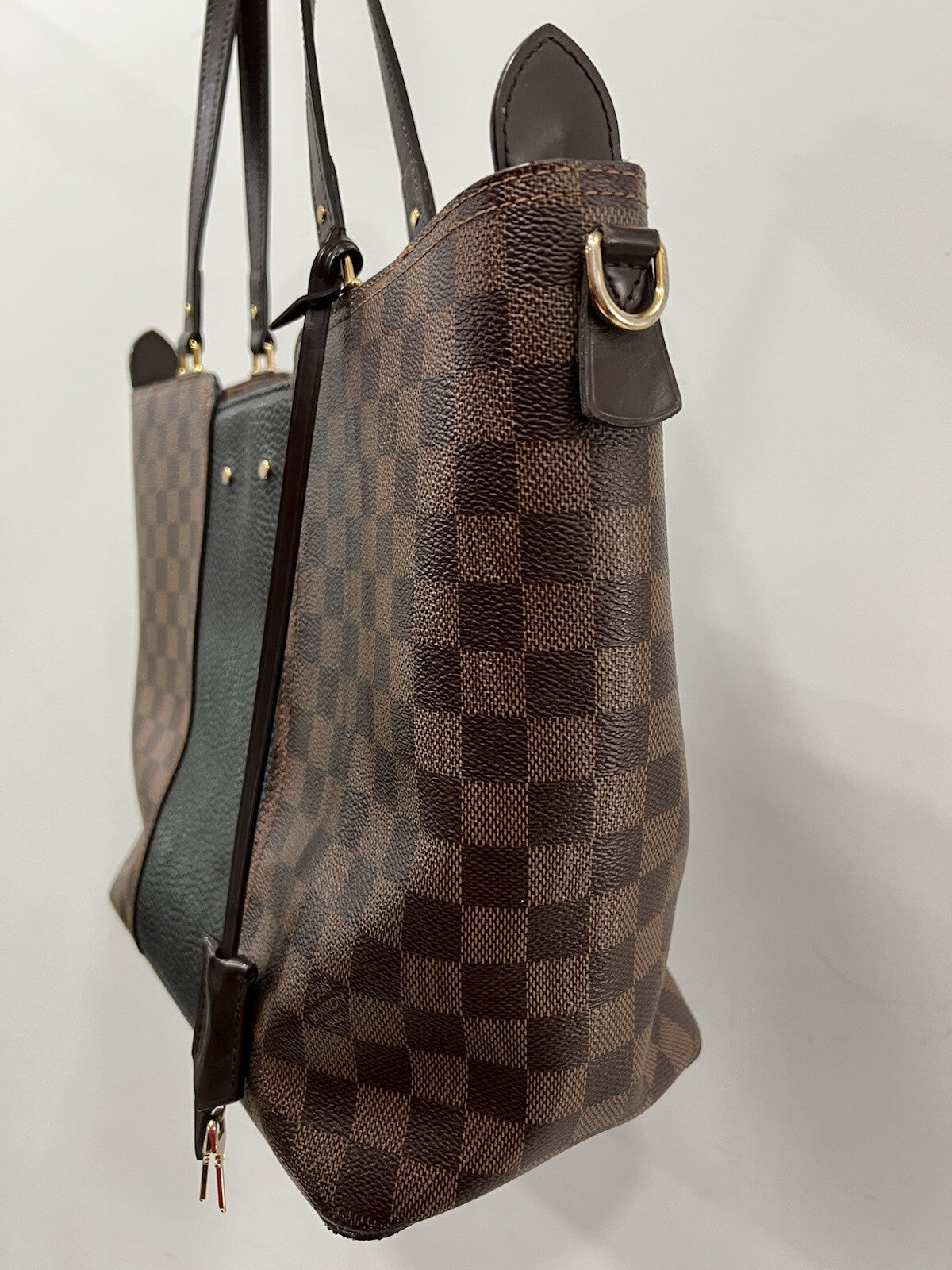 Louis Vuitton Damer Ebene "Jersey" Tote Bag W/Certificate Of Authenticity