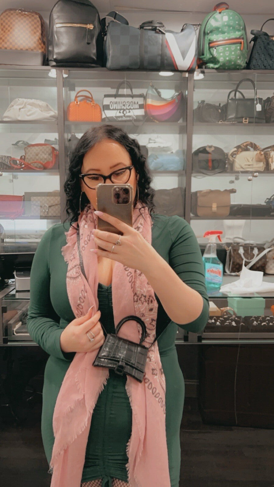 Balenciaga Mini Croc Embossed Crossbody Bag AUTHENTIC