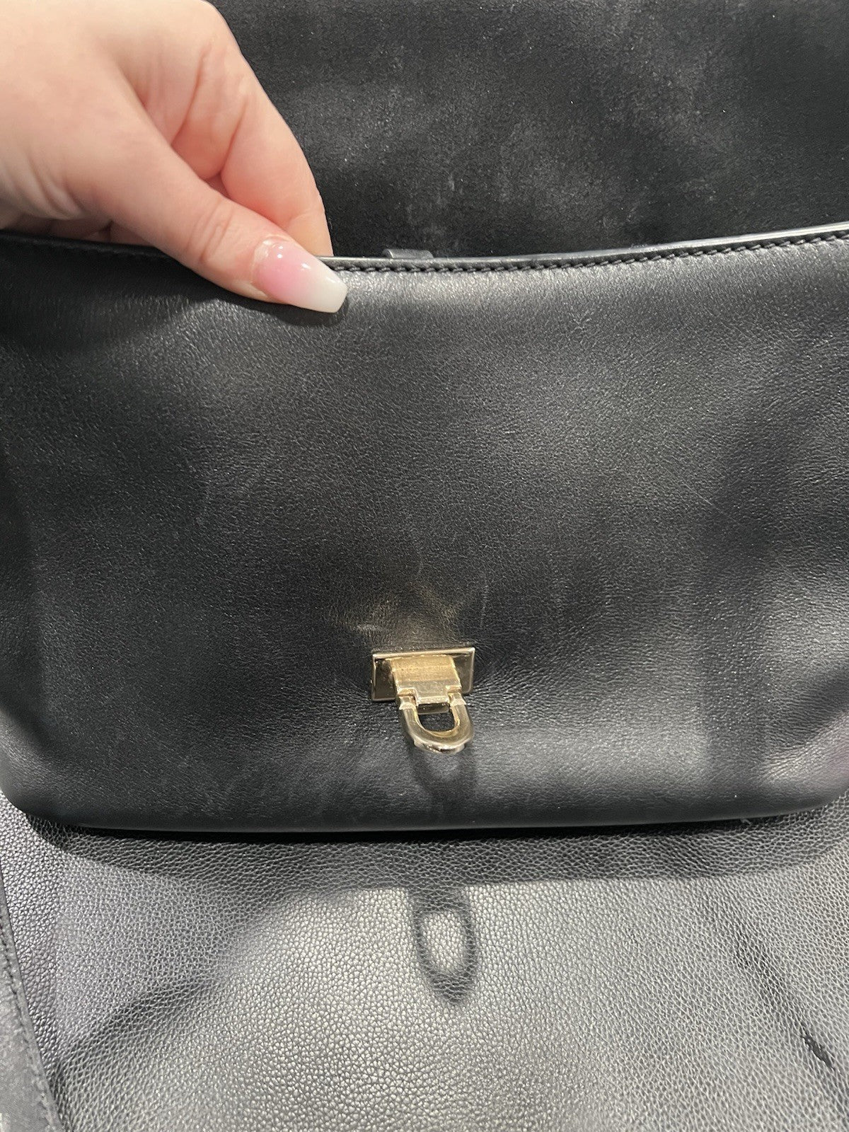 Valentino Garavani Demilune Flap Rockstud Leather Satchel Retail $2745