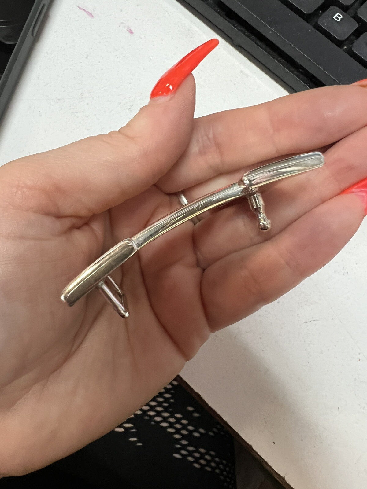 Hermes .925 H Buckle (RARE) Touraeg Croc & Reversible Belts Sz 85