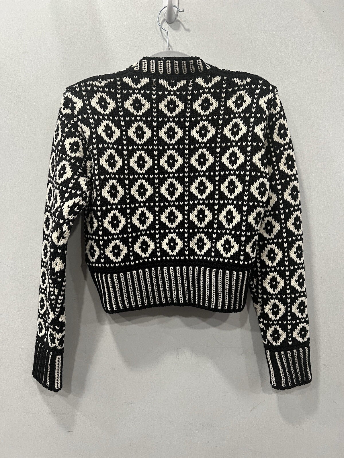 Golden Goose Journey Cropped Merino Cardigan Retail $795 NWT