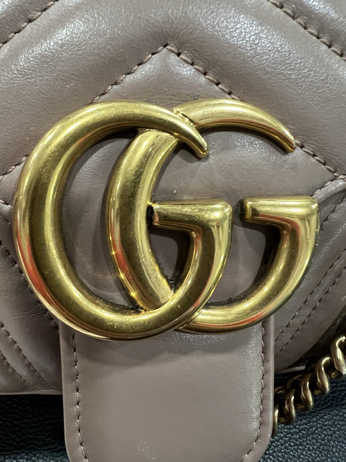 Gucci Matelasse Small GG Marmont Shoulder Bag