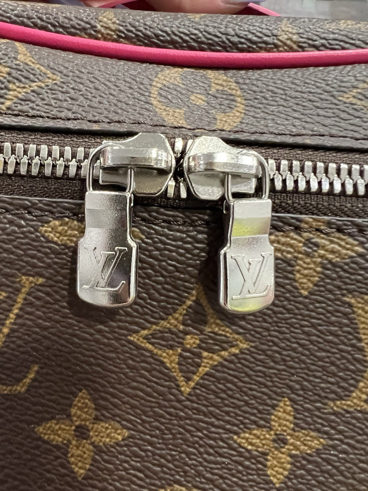 Louis Vuitton Nice Mini Canvas Bag Pink/ Monogram With Authenticity