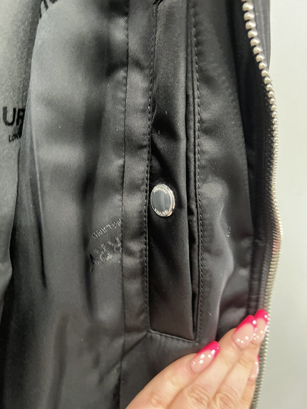 Burberry Men's Size M Mermaid Applique Bomber Jacket