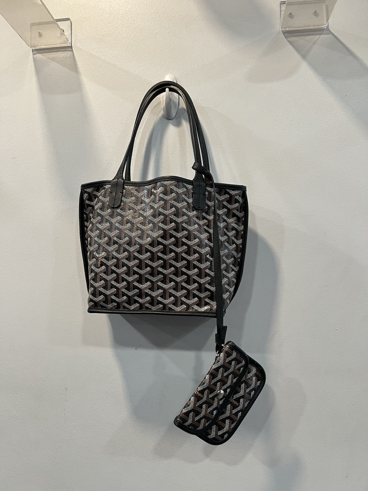 Goyard Anjou Pm Reversible Tote Bag Goyardine Certificate Of Authenticity