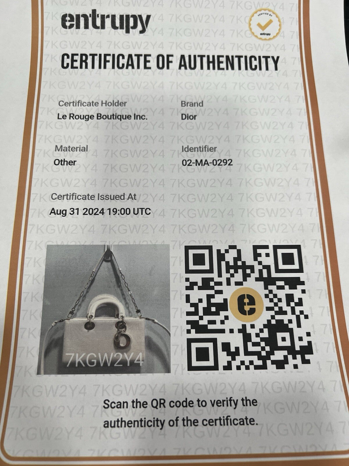 Christian Dior Lizard Ivory/Gold D-Joy Bag