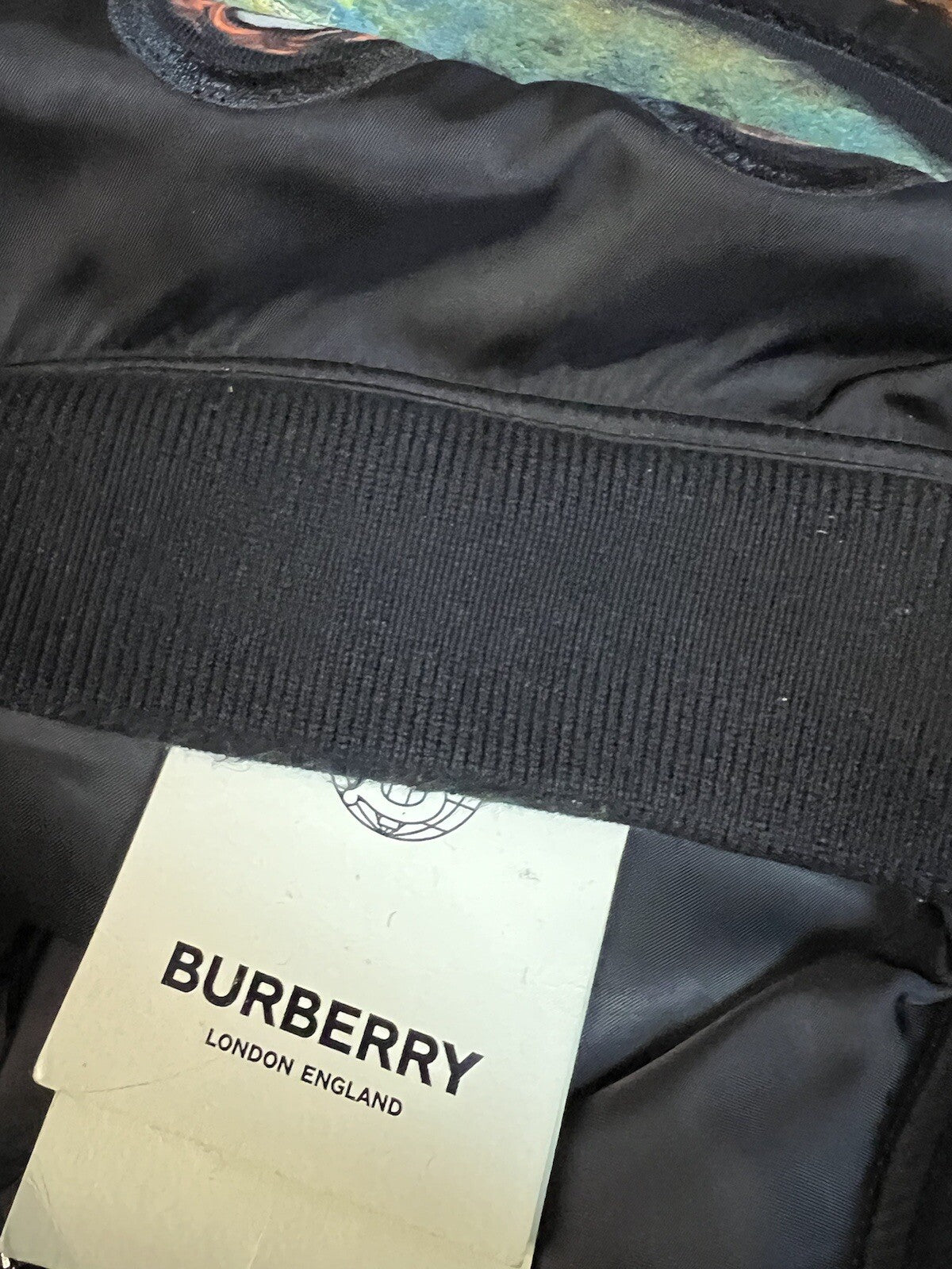 Burberry Men's Size M Mermaid Applique Bomber Jacket