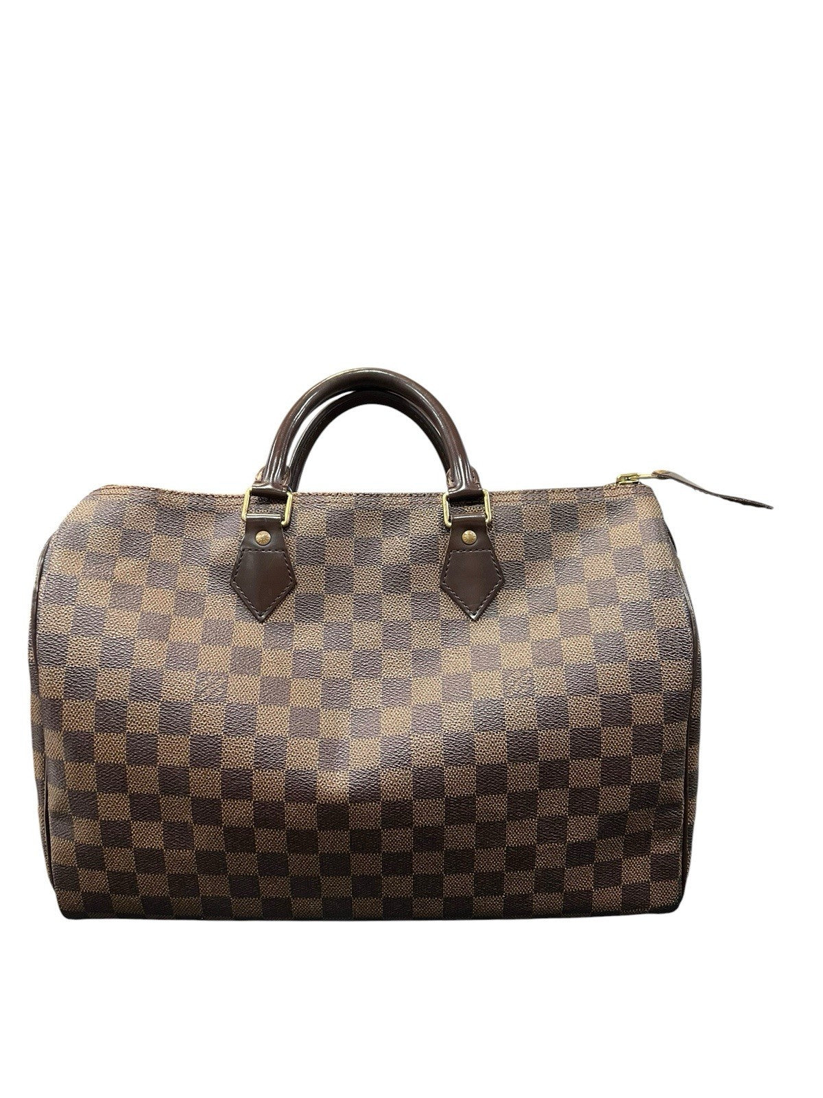 Louis Vuitton Damier Ebene 35 Speedy Retail $1730 With Authenticity