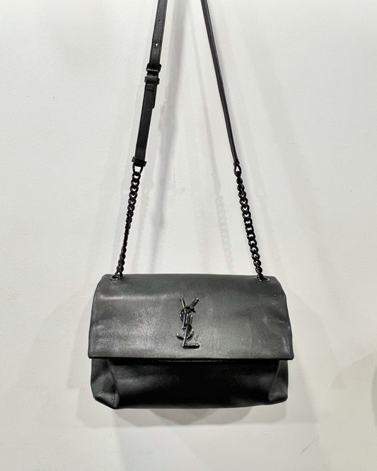 YSL Saint Lauent West Hollywood Flap Bag With Duster & Certificate
