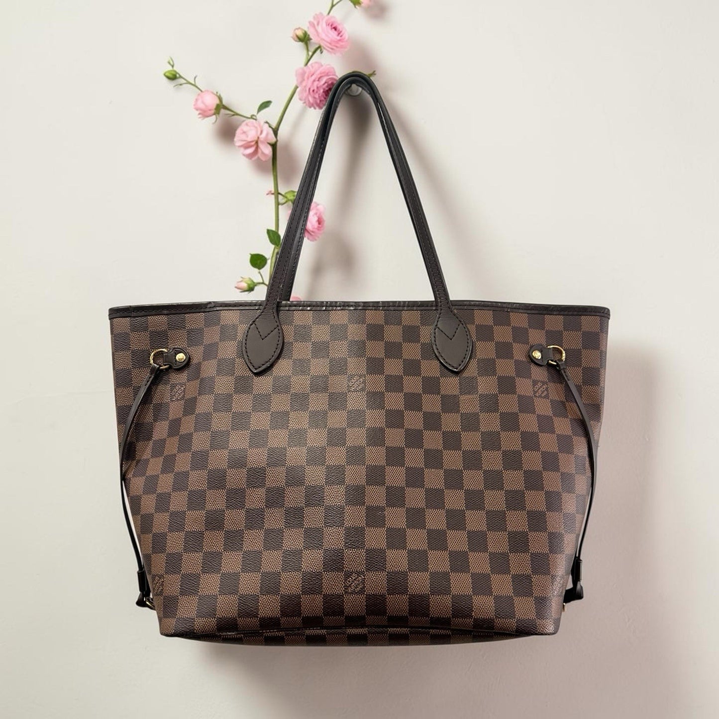 Louis Vuitton Damier Ebene Neverfull MM W/Authenticity