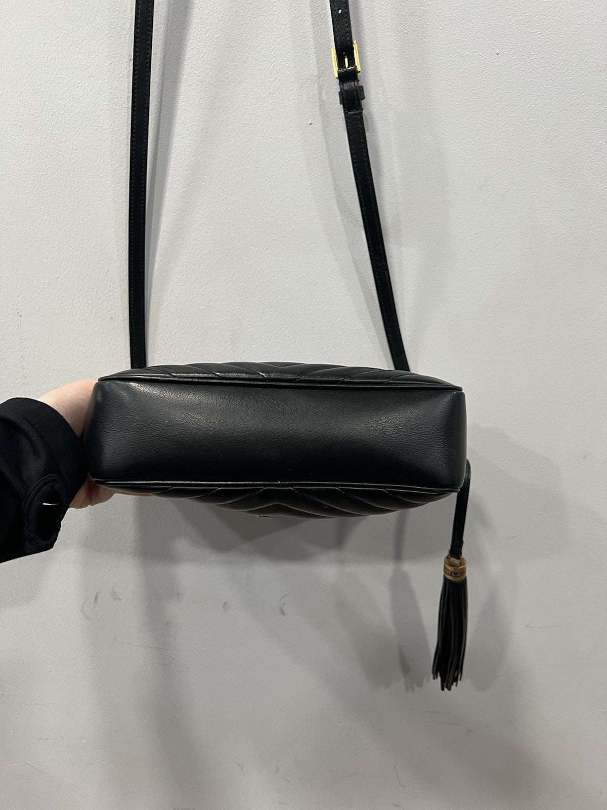 YSL Saint Laurant Black/Gold With Authenticity Retail $1790