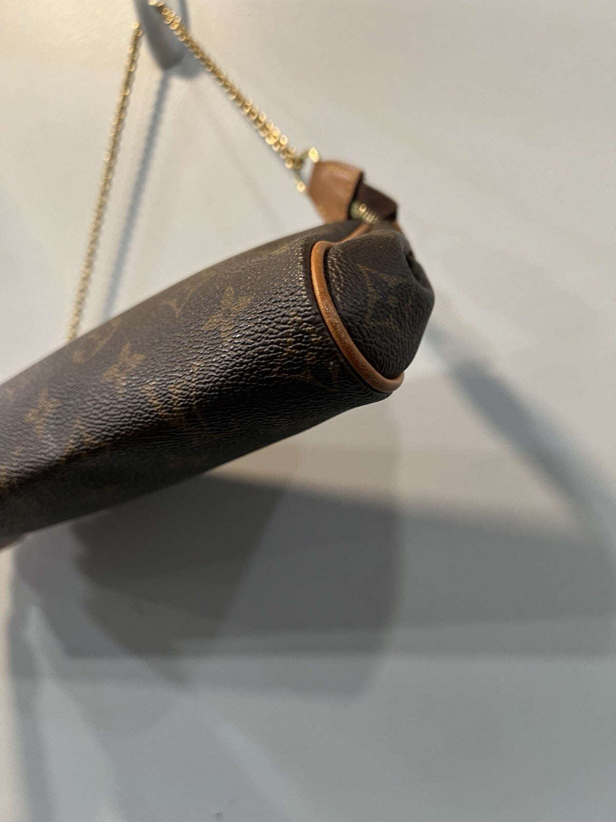 Louis Vuitton Monogram Canvas Eva Clutch Bag With Authenticity