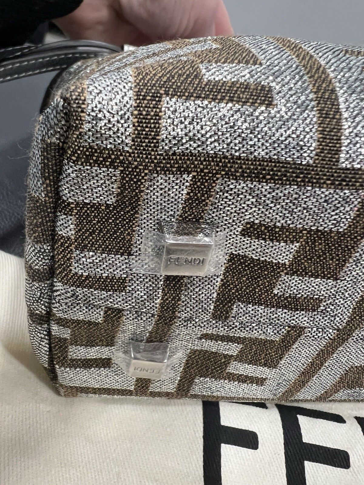 Fendi Mini By The Way Icons Bag Tags & Duster NWOT