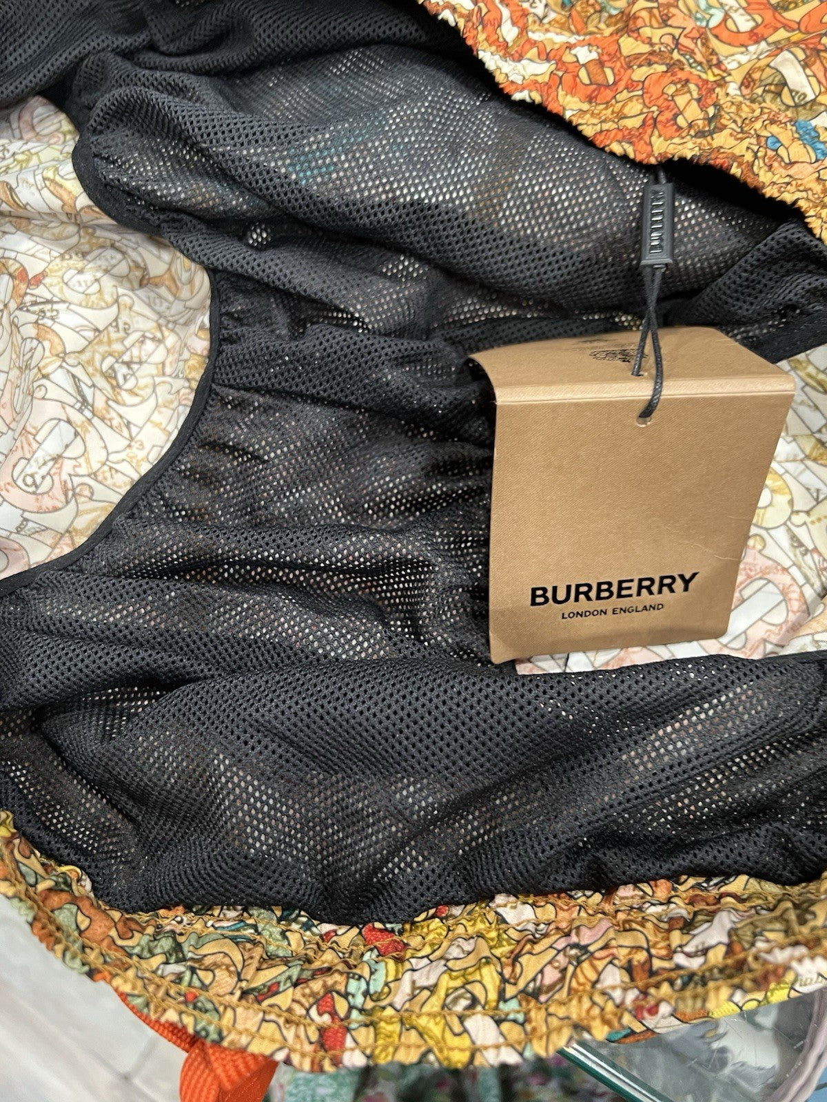 Burberry Greenford Tb Earth Swim Shorts Size XL NWT