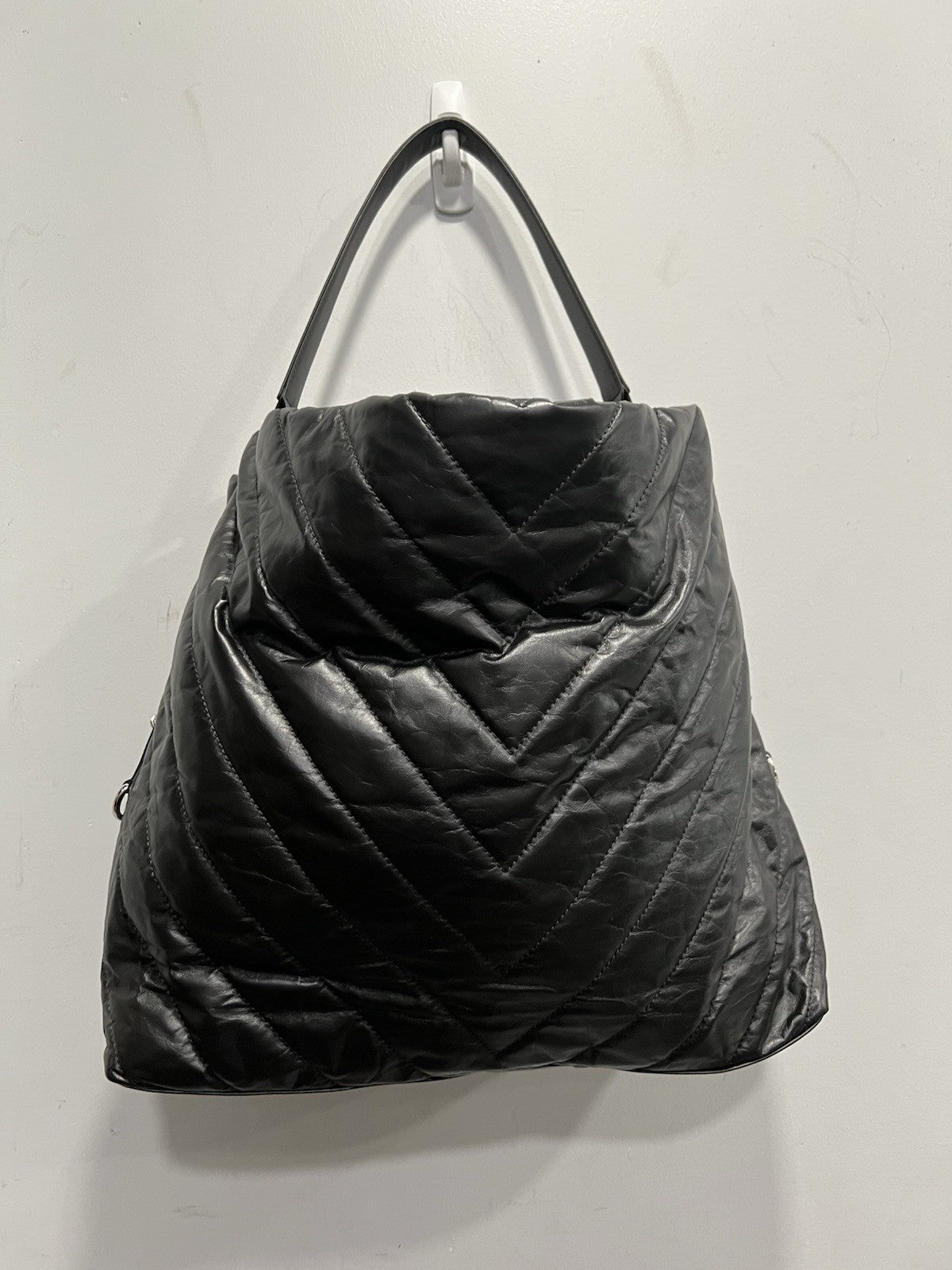 Chanel Leather Quilted Big Bang Travel Hobo Bag W/Authenticity
