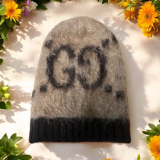 Gucci Signature G Mohair Beanie Size S