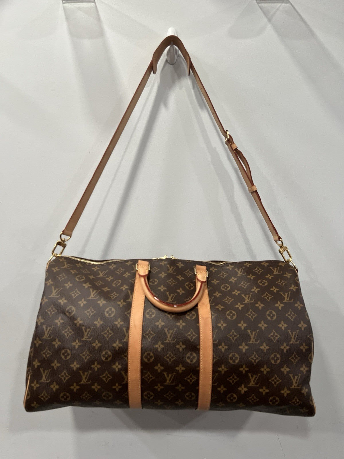 Louis Vuitton 2024 Monogram Keepall 55 With Duster Lock & Key