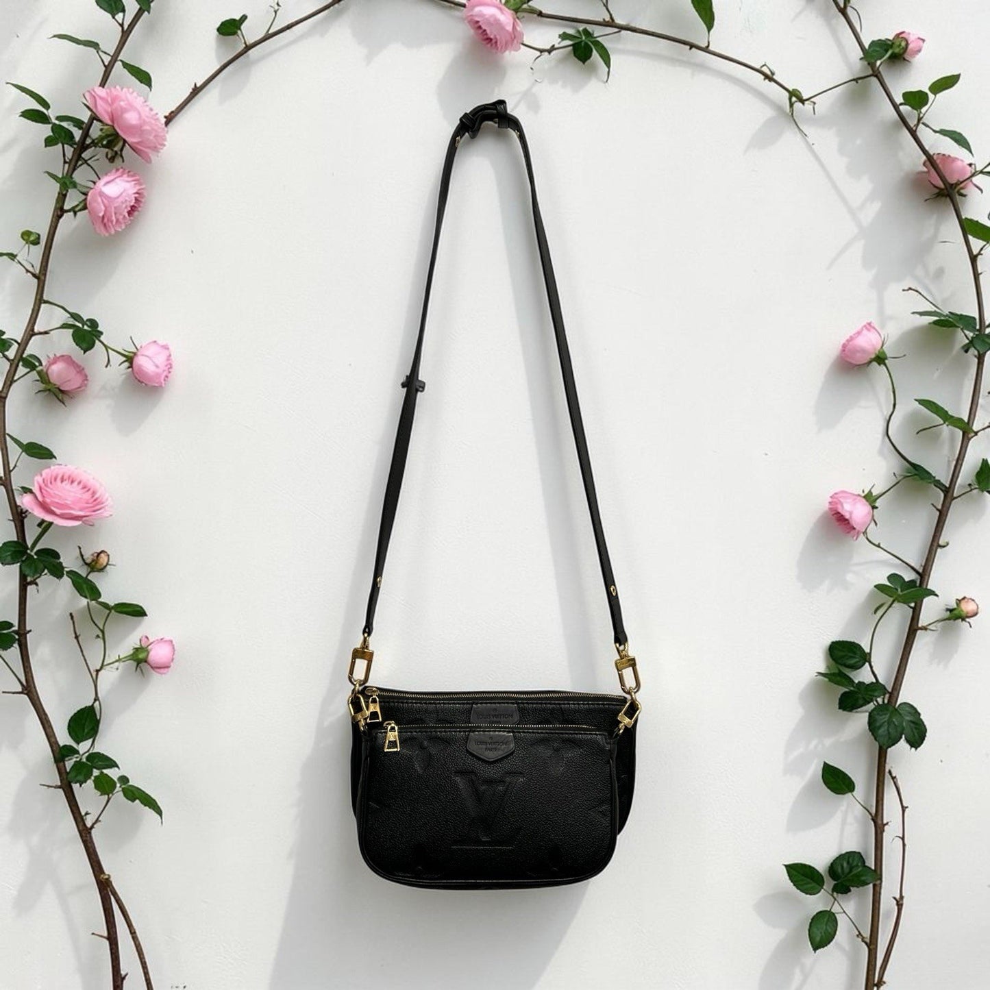 Louis Vuitton Black Empreinte Multi Pochette Accessoires