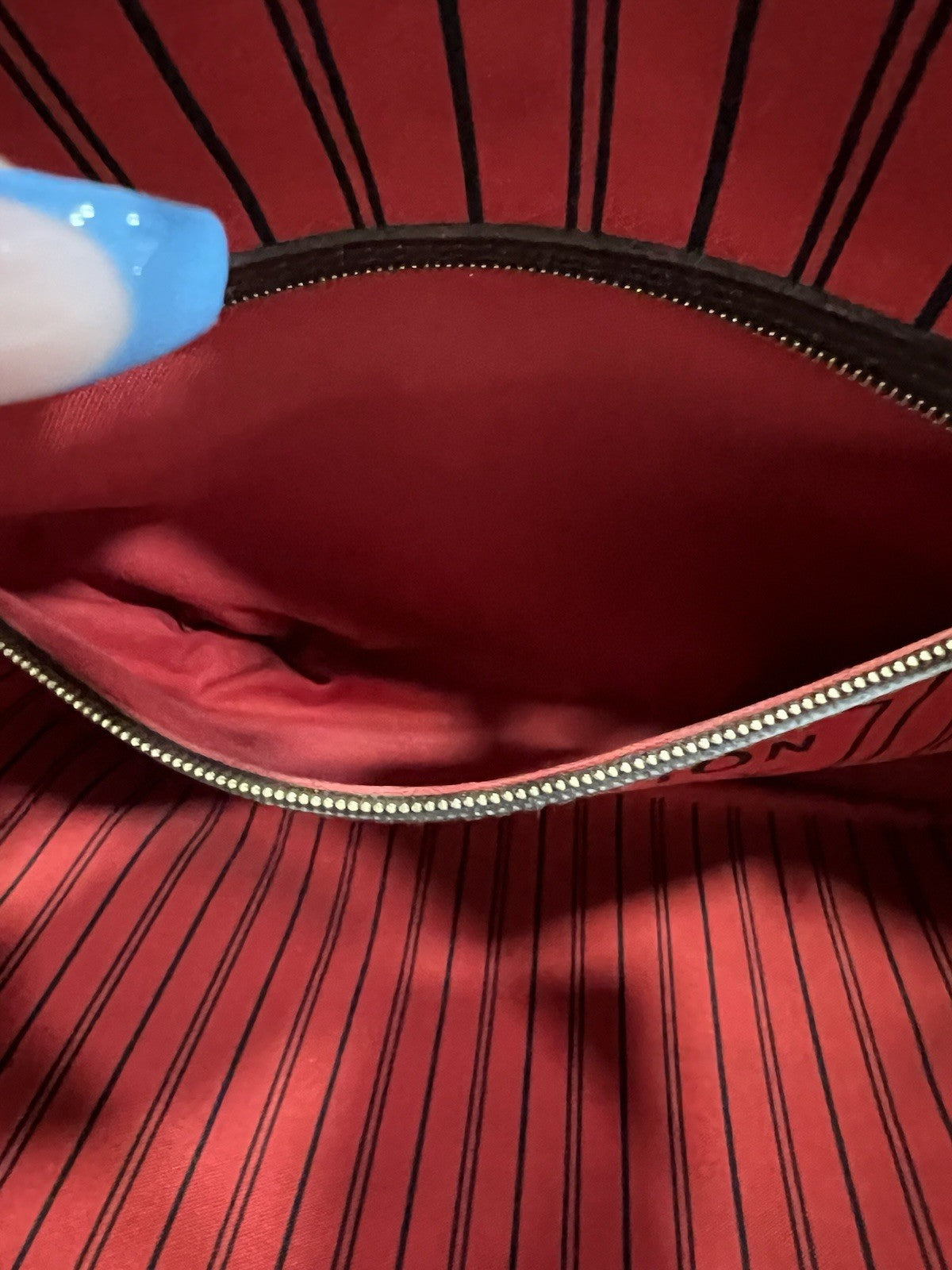 Louis Vuitton Damier Ebene Neverful MM W/Authenticity (NO INSERT)