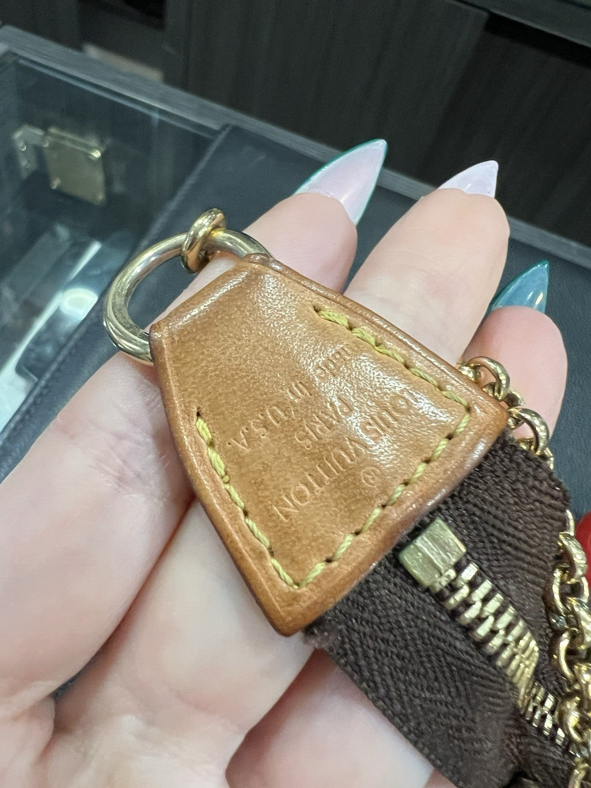 Louis Vuitton Monogram Canvas Eva Clutch Bag With Authenticity