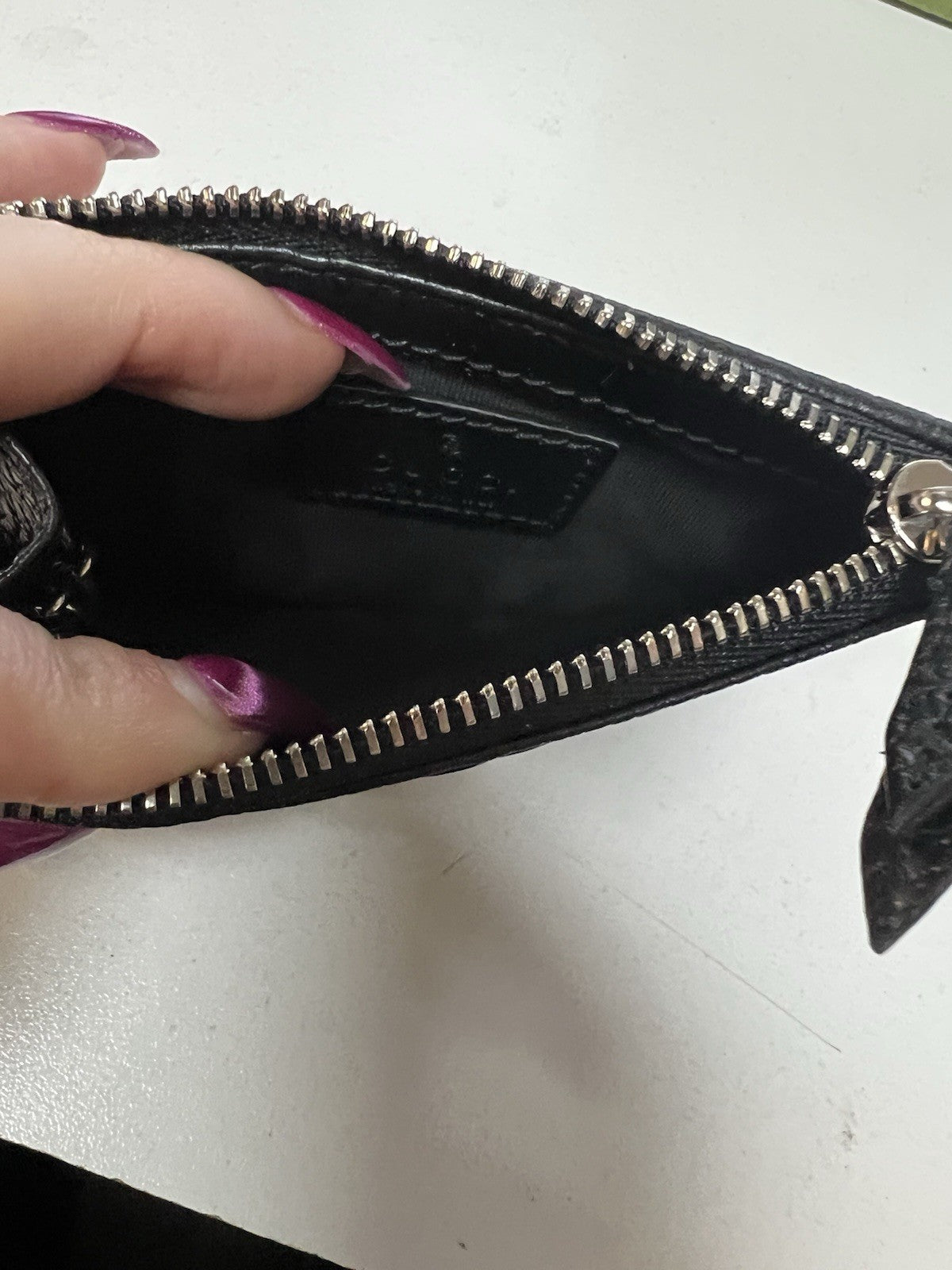 Gucci Marmont Leather Zipper Card Case Keychain