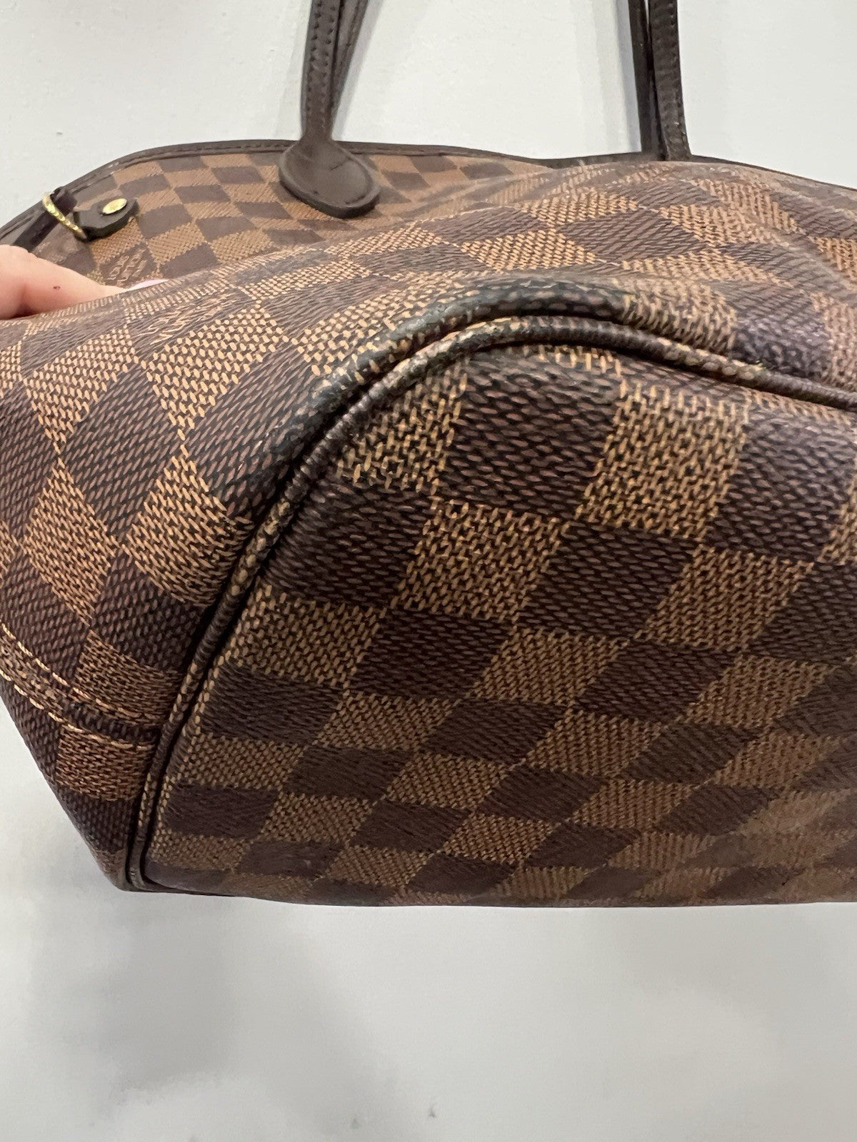 Louis Vuitton Damier Ebene Neverfull MM W/Authenticity