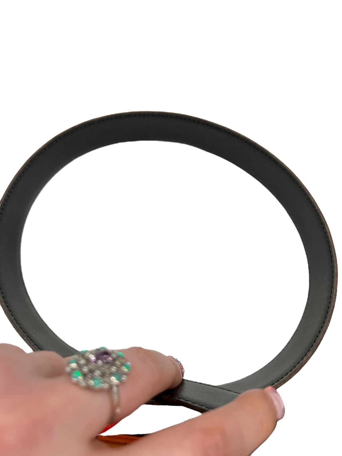 Hermes .925 H Buckle (RARE) Touraeg Croc & Reversible Belts Sz 85