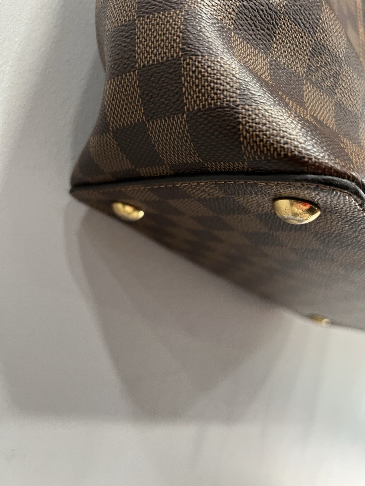 Louis Vuitton Damer Ebene "Jersey" Tote Bag W/Certificate Of Authenticity